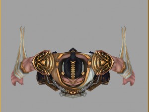 low poly 3d characters-day soldier 13 3Dモデル