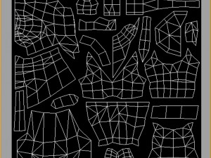 low poly 3d characters-day soldier 13 3Dモデル