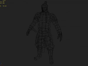 low poly 3d characters-day soldier 13 3D Model