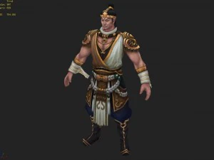 low poly 3d characters-day soldier 13 3D Model