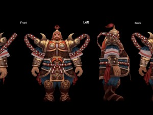 low poly 3d characters-primary soldier 3D Model
