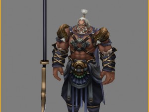 low poly 3d characters-headsman 21 3Dモデル