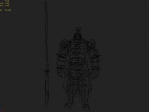 low poly 3d characters-headsman 21 3Dモデル