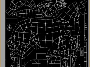 low poly 3d characters- tiangong military horse 02 Model 3D