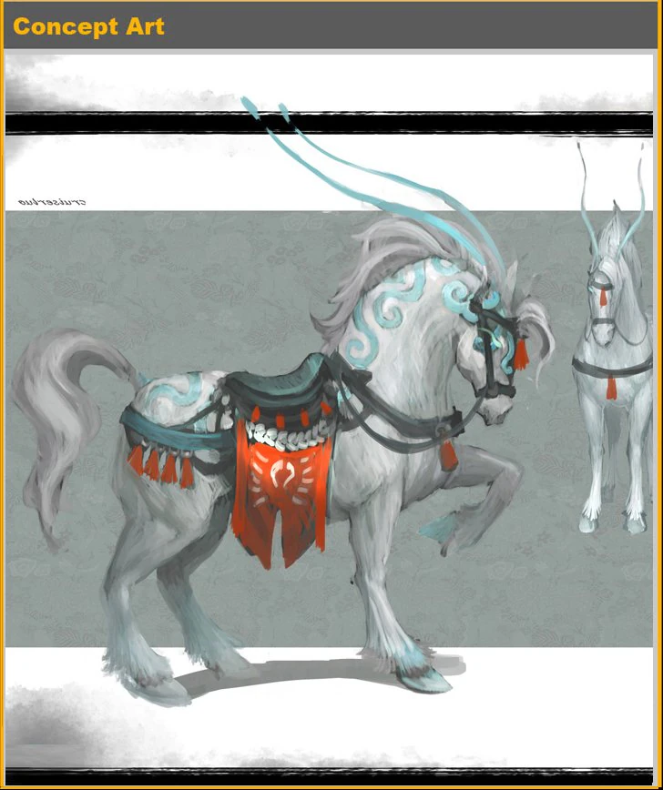 low poly 3d characters- tiangong military horse 04 3D Model .c4d .max .obj .3ds .fbx .stl .blend