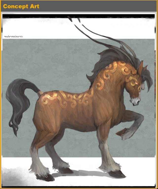 low poly 3d characters- tiangong military horse 06 3D Модель .c4d .max .obj .3ds .fbx .stl .blend