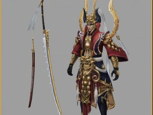 low poly 3d characters-marshal 3D Model