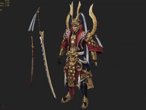 low poly 3d characters-marshal 3D 模型