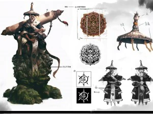 personagens 3d low poly - brinde ao ar Modelo 3D