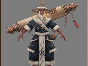 low poly 3d characters-toast air 3D 모델