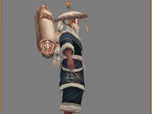 low poly 3d characters-toast air 3D 모델