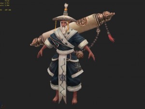 low poly 3d characters-toast air 3D 모델