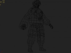 low poly 3d characters-tibetan ambassador Modelo 3D