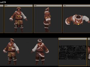 low poly 3d characters-tibetan ambassador Modelo 3D