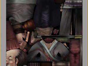 low poly 3d characters-bend taoist 3D Model