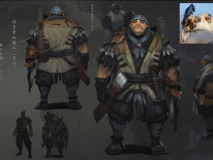 low poly 3d characters-wang houpu 3D Model