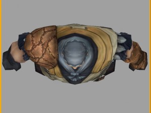 low poly 3d characters-wang houpu Modelo 3D