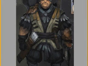 low poly 3d characters-wang houpu 3D Model