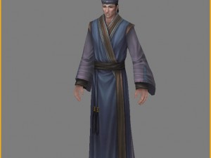 low poly 3d characters-wang sheng 3D-Modell