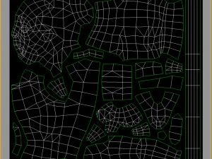 low poly 3d characters-king blind 3D Model