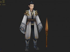 low poly 3d characters- apprenticeship Modelo 3D