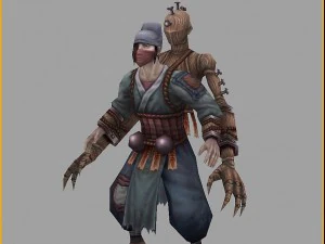 low poly 3d characters - no one 3D Model
