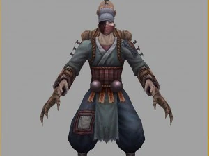 low poly 3d characters - no one 3D Model