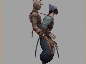 low poly 3d characters - no one 3D Model