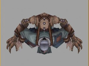 low poly 3d characters - no one 3D Model