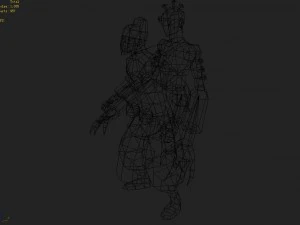 low poly 3d characters - no one 3D Model