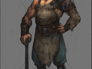 लो पॉली 3डी अक्षर - व्यवसायी 3D मॉडल