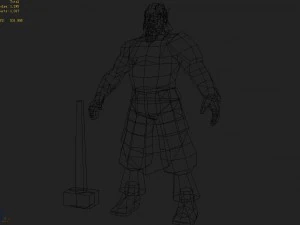 low poly 3d characters - businessman 3D Model