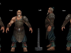 low poly 3d characters - businessman 3D Model