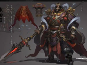 Low-Poly-3D-Charaktere &ndash; Wu Quxing 3D Modell