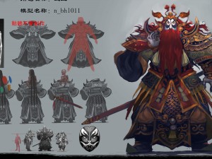 low poly 3d characters-wu sheng 3D Модель