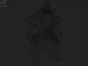 low poly 3d characters-wu sheng 3D Model
