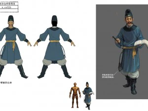 personaggi 3D low poly - responsabile del magazzino ovest Modello 3D