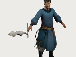 low poly 3d characters - west warehouse manager 3D Model