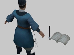 low poly 3d characters - west warehouse manager 3D Model