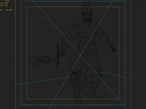 low poly 3d characters - west warehouse manager 3D Model