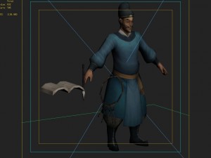 low poly 3d characters - west warehouse manager 3D Model