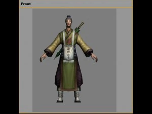 low poly 3d characters-pilgrim 2 3D Model