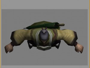 low poly 3d characters-pilgrim 2 3D Модель