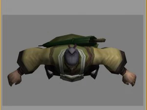 low poly 3d characters-pilgrim 2 3D Model