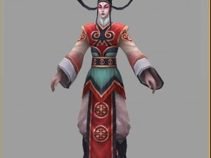 low poly 3d characters-xiao sheng 3D Model