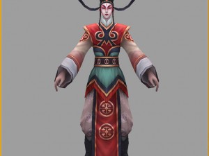 low poly 3d characters-xiao sheng Model 3D