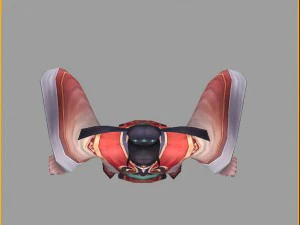 low poly 3d characters-xiao sheng 3D Model