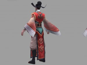 low poly 3d characters-xiao sheng 3D Model