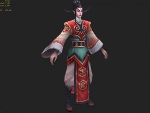 low poly 3d characters-xiao sheng Model 3D