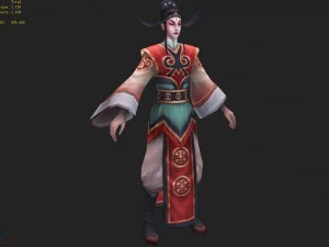 low poly 3d characters-xiao sheng 3D Model